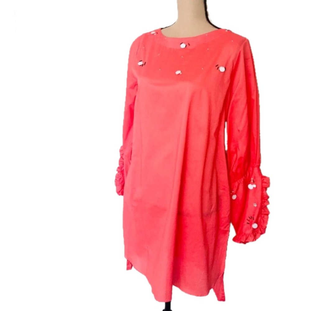 Women’s/Girls Burnt Orange Shirt/Tunic/Kameez
